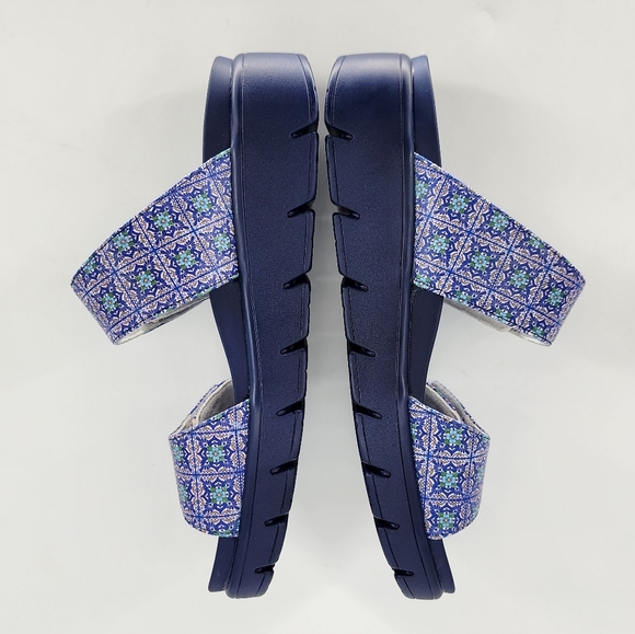 Alegria NWOB Lena Sandals Adjustable Straps Aztec Tile Floral 36 5.5 - Picture 5 of 9